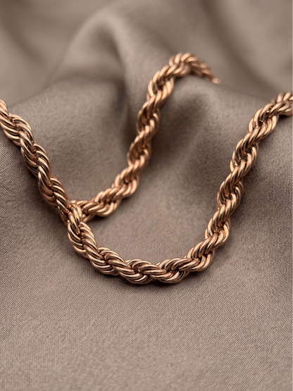 Cadena Laso Oro Rosa