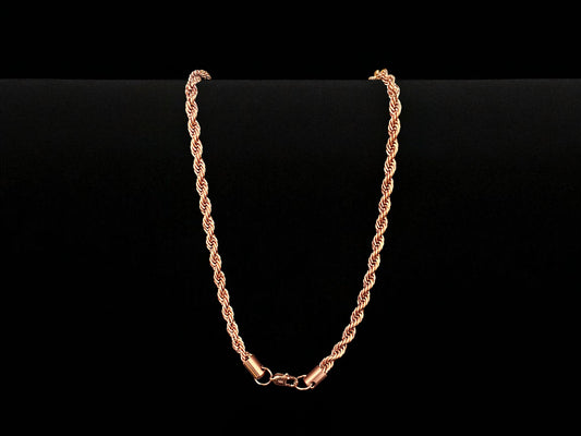 Cadena Laso Oro Rosa