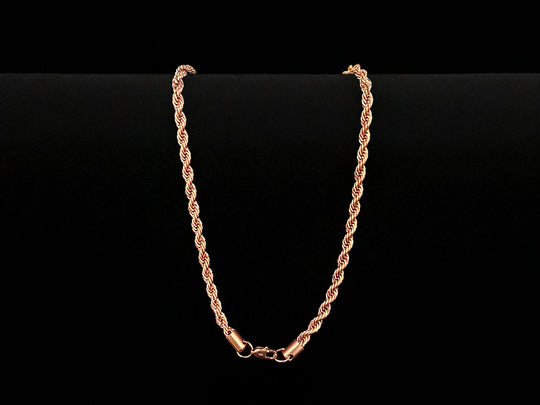 Cadena Laso Oro Rosa